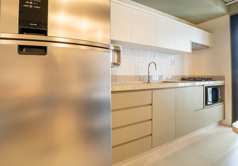 Flat no Marista | Rooftop c/ Piscina e Academia