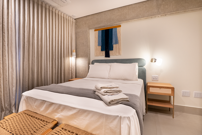 Flat no Marista | Rooftop c/ Piscina e Academia