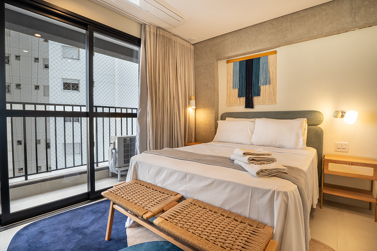 Flat no Marista | Rooftop c/ Piscina e Academia