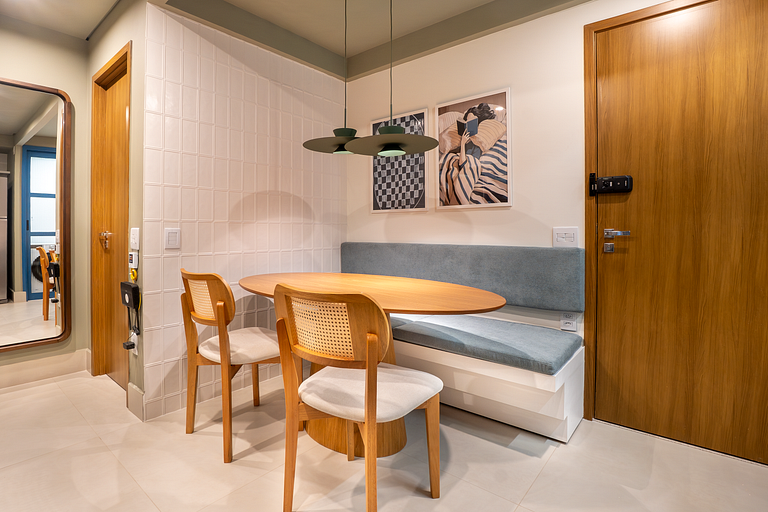 Flat no Marista | Rooftop c/ Piscina e Academia