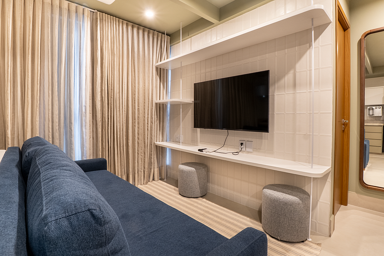 Flat no Marista | Rooftop c/ Piscina e Academia