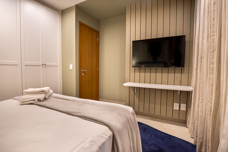 Flat no Marista | Rooftop c/ Piscina e Academia