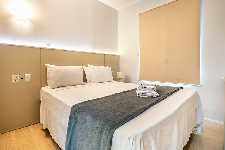 Apto 1Q, cama queen - Blend Marista