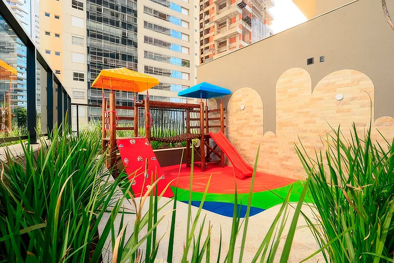 Apto 2Q | Varanda + Academia | Piscina Rooftop