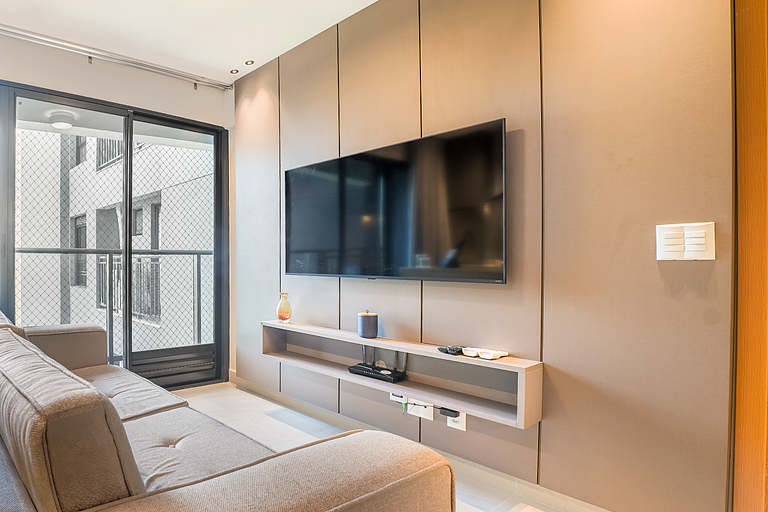 Flat Moderno | Vaga | Frente Shopping | Vaca Brava