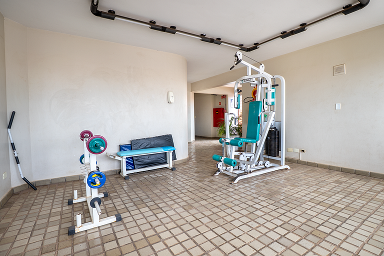 Flat 1Q sofisticado | Piscina | Setor Central