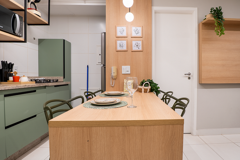 Apto 1Q Moderno | Piscina, Conforto e Lazer