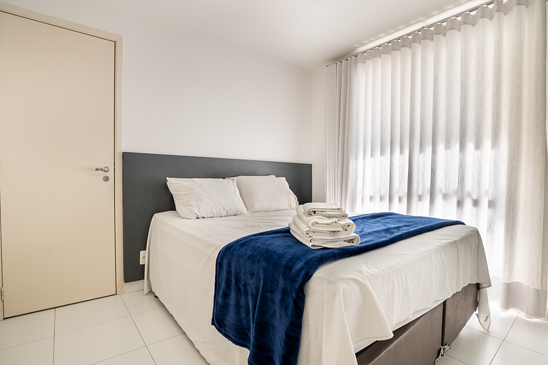 Apto 1Q Moderno | Piscina Rooftop + Garagem