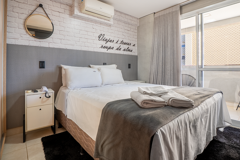 Apto 1Q Moderno |  Conforto e Lazer