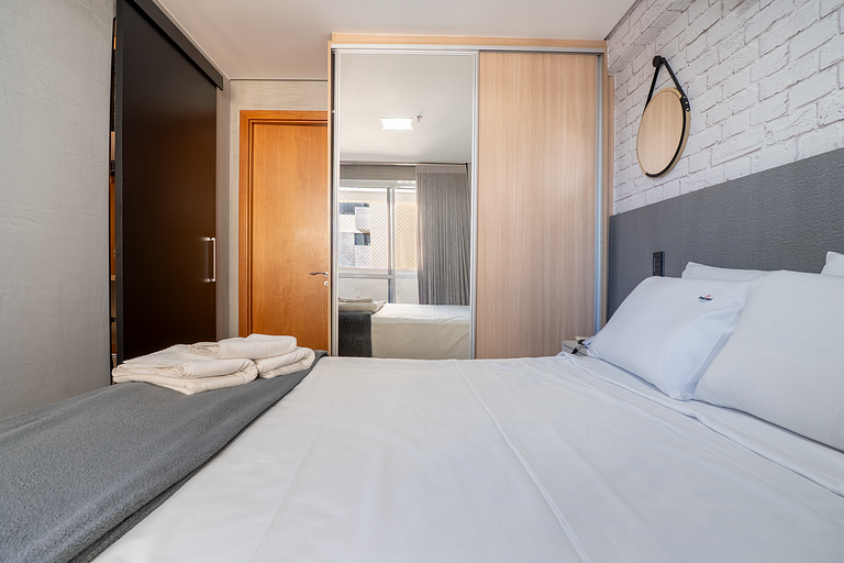 Apto 1Q Moderno |  Conforto e Lazer