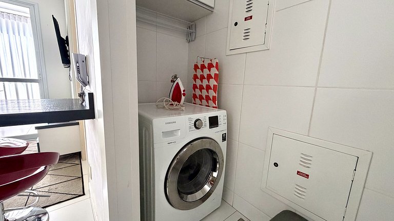 Apto 1Q Moderno | Piscina Rooftop + Garagem
