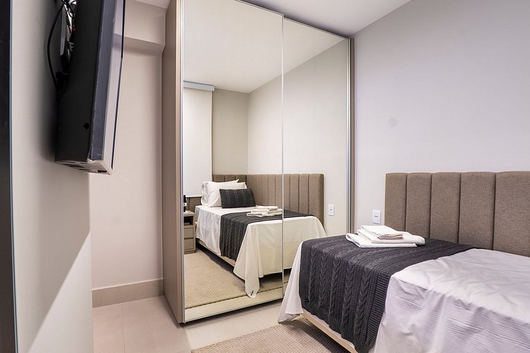 Apto 2 Quartos com Suíte no Coração do Bueno