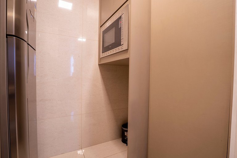 Apto 1Q Moderno | Piscina Rooftop + Garagem