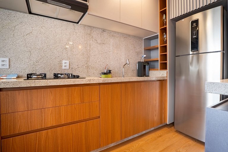 Piscina rooftop + Varanda Privativa | Apto 2Q