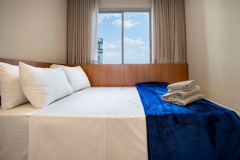 Piscina rooftop + Varanda Privativa | Apto 2Q
