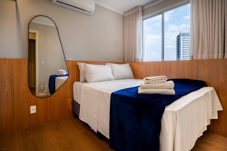 Piscina rooftop + Varanda Privativa | Apto 2Q