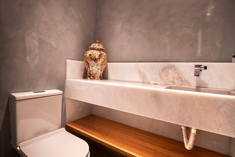 Flat luxuoso e moderno perto do Vaca Brava