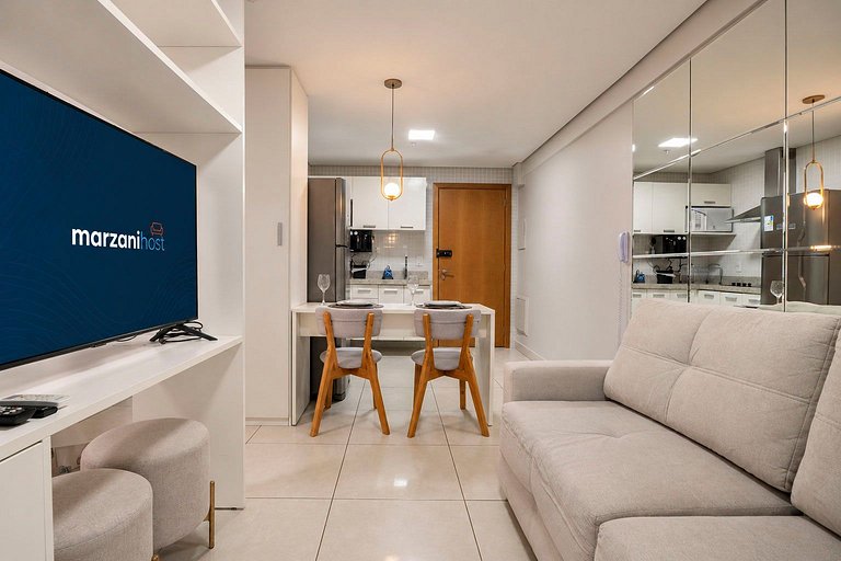 Apto 1Q Moderno | Conforto e Lazer