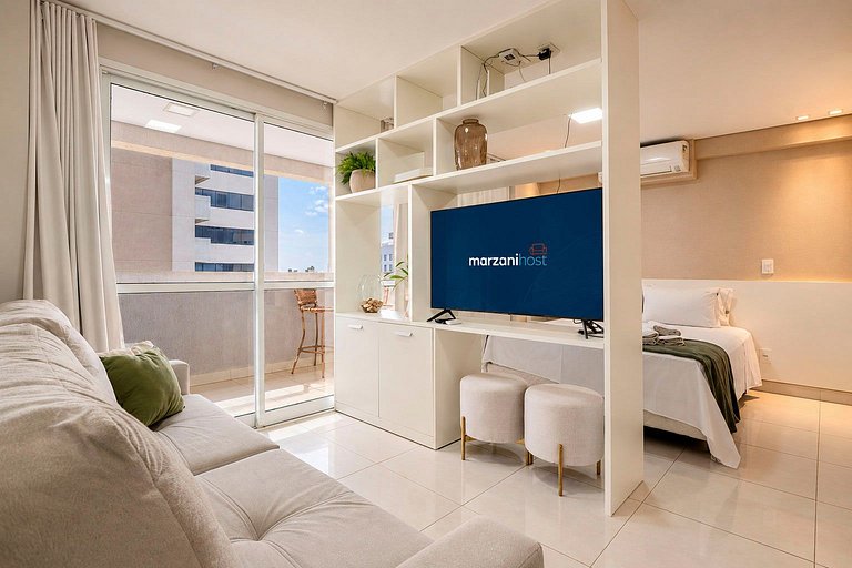 Apto 1Q Moderno | Conforto e Lazer