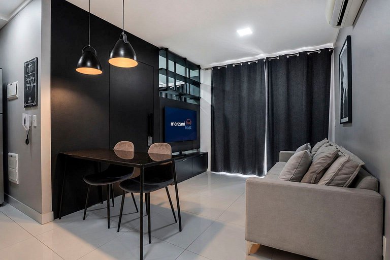 Apto 1Q Moderno | Conforto e Lazer
