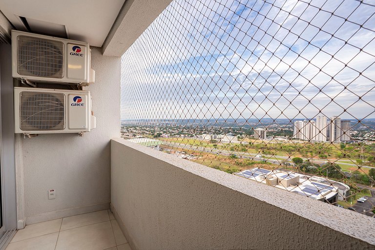Apto 1Q | Piscina Rooftop + Academia