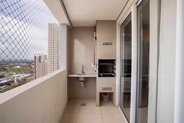 Apto 1Q | Piscina Rooftop + Academia