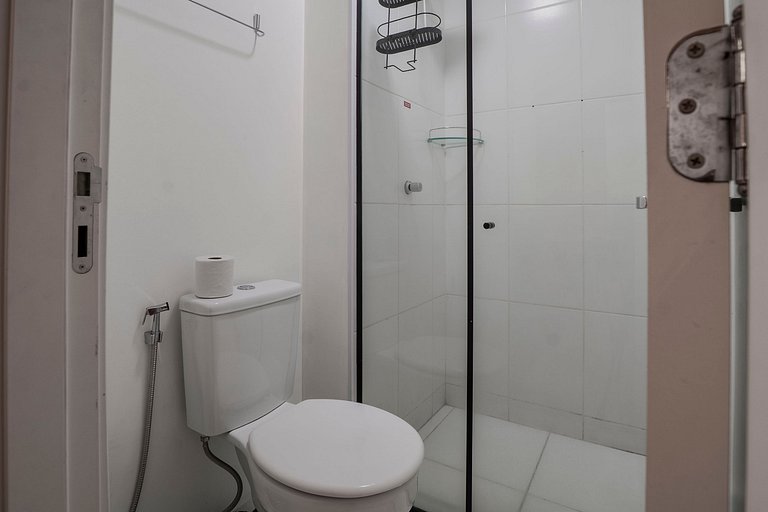 Flat Moderno | Varanda Privativa | Rooftop Piscina