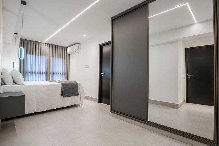 2Q com Suíte | Piscina + Academia + Garagem