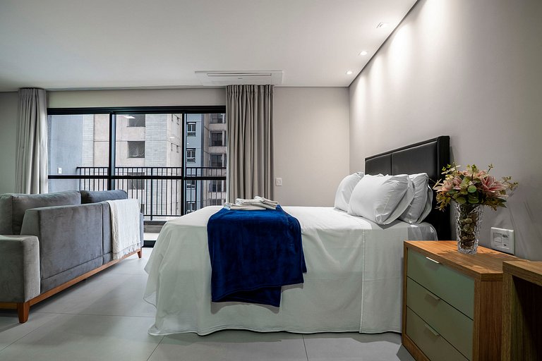Studio Aconchegante | Ideal para sua Estadia