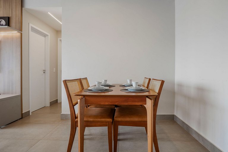 2Q Moderno e Bem Equipado | Setor Oeste