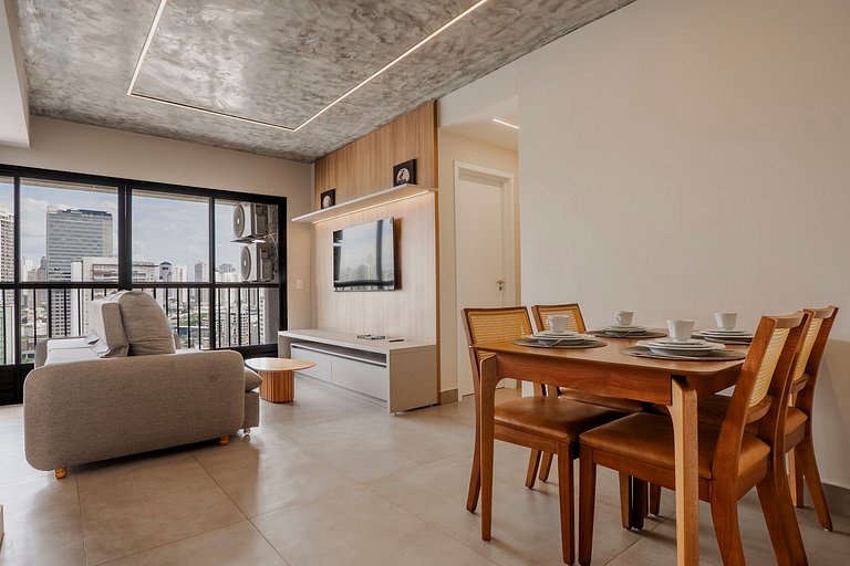 2Q Moderno e Bem Equipado | Setor Oeste